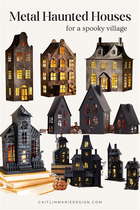 Metal Houses Village Kit Black 